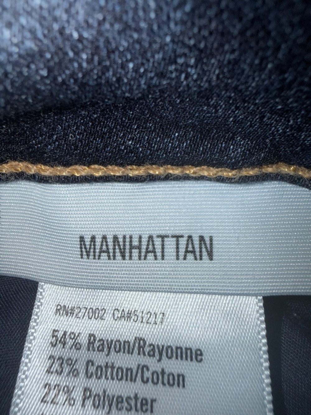 PAIGE Manhattan Bootcut Jeans Dark Wash Low-Mid Rise Size 29 (Measures 30) - Picture 5 of 8